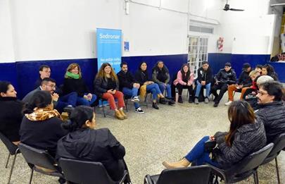 SEDRONAR visitó el Club “Villa Miraflores”