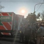 Incendio en fábrica de pisos flotantes en Mataderos