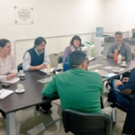 Reunión de la Junta comunal con la Unidad Ejecutora de Desarrollo Mercado de Hacienda