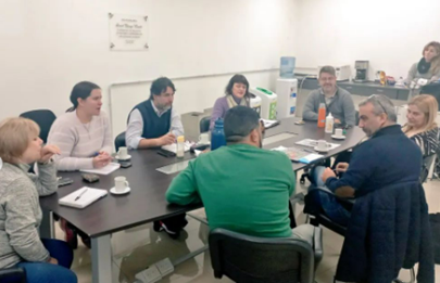Reunión de la Junta comunal con la Unidad Ejecutora de Desarrollo Mercado de Hacienda