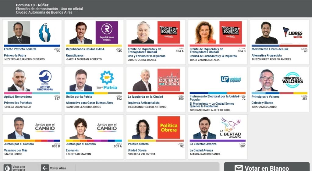 El GCBA dispuso un simulador online de voto electrónico