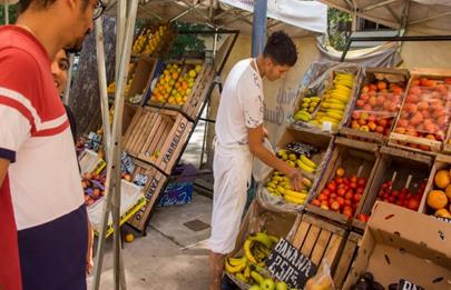 Ferias itinerantes en el barrio de Flores