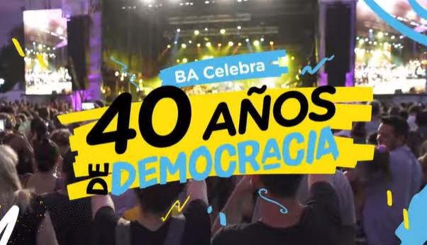 BA Celebra 40 años de democracia