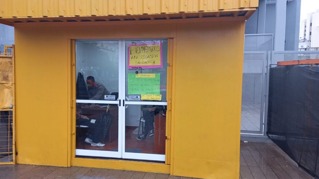 Abrió la Estación Saludable de la Manzana 66