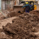 Obras de provisión de agua potable en la Villa 21-24 de Barracas