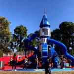 Cohetes, dinosaurios y el Cruce de los Andes, entre los nuevos juegos de las plazas porteñas