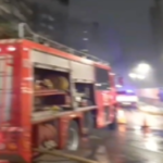 Voraz incendio en un edificio de Villa Lugano