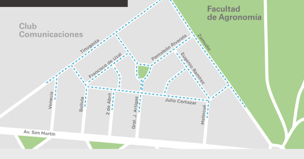 Comuna 15: Cambio de sentido en cinco calles de Agronomía