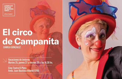 El Circo de Campanita en el Cine Teatro El Plata