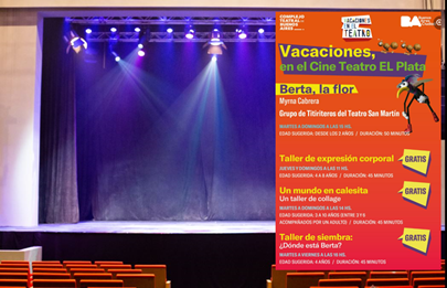 Vacaciones en el Cine Teatro el Plata de Mataderos