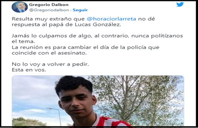 Larreta no le concede reunión a la familia de Lucas González