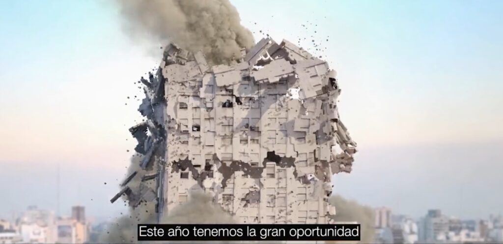 García Moritán insiste con demoler el Ministerio de Desarrollo Social en la 9 de Julio: “Solo genera caos, conflicto y anarquía”