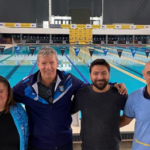 Mundial de Natación para personas sordas en Parque Roca