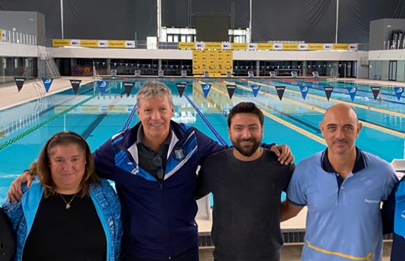 Mundial de Natación para personas sordas en Parque Roca