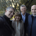 Larreta, Bullrich y Mauricio Macri se hicieron una selfie en apoyo a Jorge Macri