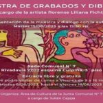 Muestra de grabados y dibujos en la sede comunal 7