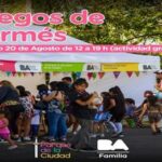 Kermes en familia en el Parque de la Ciudad