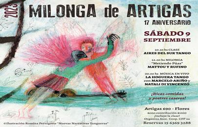 En septiembre vuelve La Milonga de Artigas