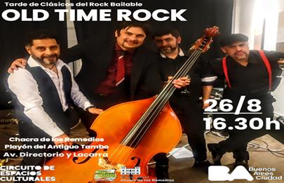 Despiden agosto con rock clásico en el Parque Avellaneda