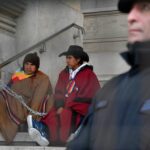 El Tercer Malón por la Paz continúa en Tribunales y denuncian hostigamiento policial