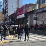 Once: hubo rumores desmentidos de saqueos, los comerciantes bajaron persianas y los manteros se retiraron