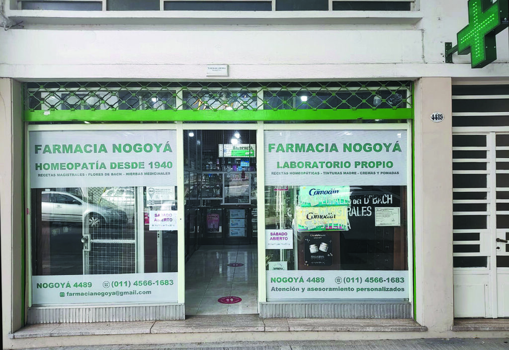 Farmacia Nogoyá pionera en Argentina en preparación recetas homeopáticas