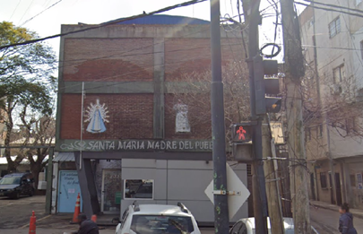 Monseñor Paglia visitó la Parroquia Madre Santa María del Pueblo