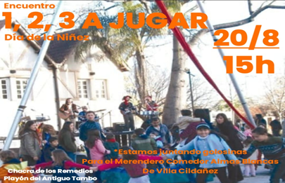 1, 2, 3 a Jugar!!!Dia de la niñez en el parque