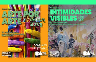 Muestras de arte en el espacio Adan Buenosayres
