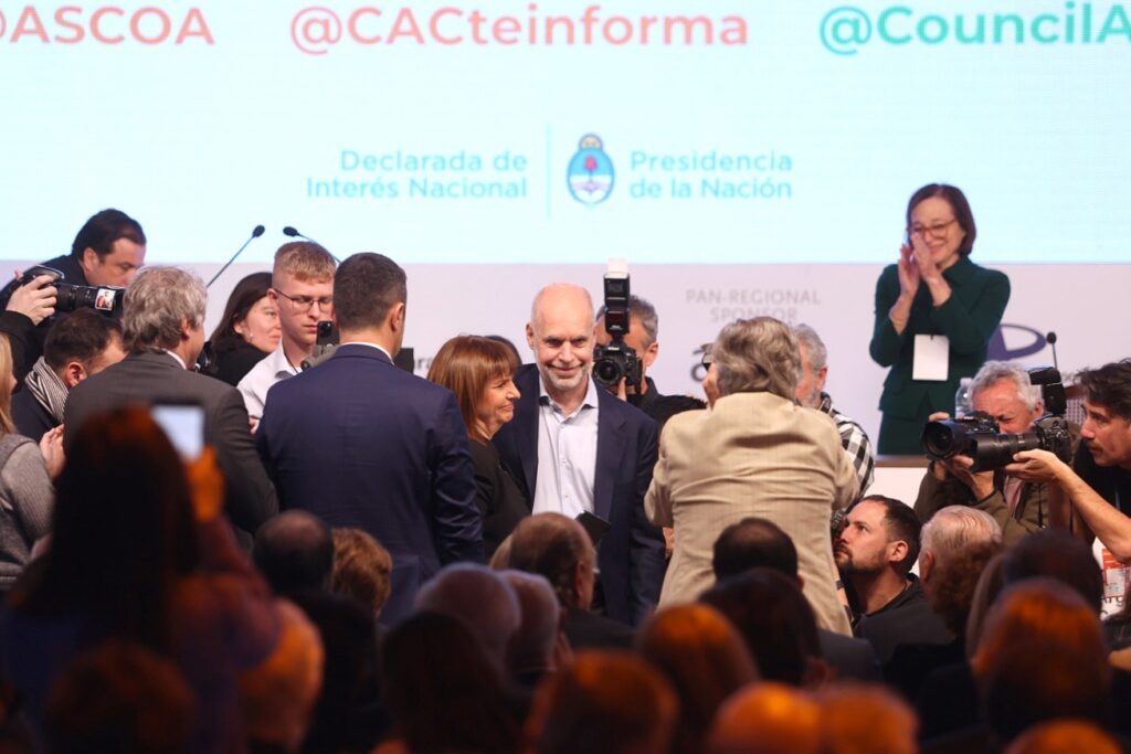 Larreta habló ante el Consejo de las Américas y dio su apoyo a Bullrich