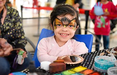 Niñas y niños se divirtieron en talleres participativos en el Garrahan
