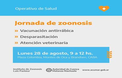Jornadas de zoonosis en el barrio de Barracas