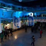Grabois tuvo su bunker en el histórico teatro Verdi de La Boca
