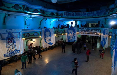 Grabois tuvo su bunker en el histórico teatro Verdi de La Boca
