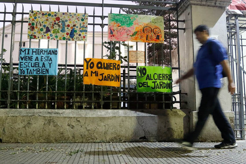 Cierre de jardín de infantes público en Caballito deja sin clases a niños de 2 a 5 años