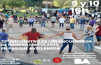 22° Encuentro de los Encuentros de Danzas Circulares en Parque Avellaneda