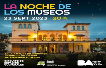 Se viene La Noche de los Museos en Parque Avellaneda