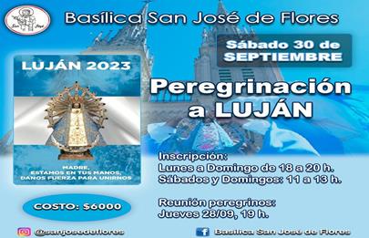 Inscriben en la Basílica de Flores para la peregrinación a Lujan