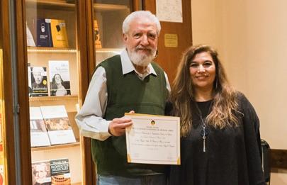 Reconocimiento a Ángel Prignano en el Festival de Tango de Flores