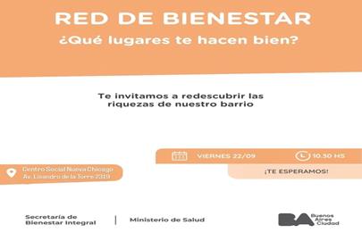 Mataderos: Red de Bienestar ¿qué lugares te hacen bien?