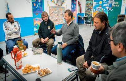 Sergio Massa se reunió con curas de barrios populares en Barracas