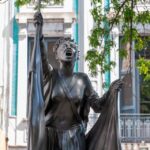 Constitución: acto en repudio al vandalismo contra la estatua de María Remedios del Valle