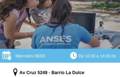 Operativo ANSES en el barrio La Dulce de Villa Lugano