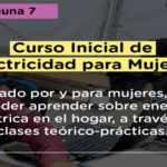 Curso inicial electricidad para mujeres en el Marcó del Pont