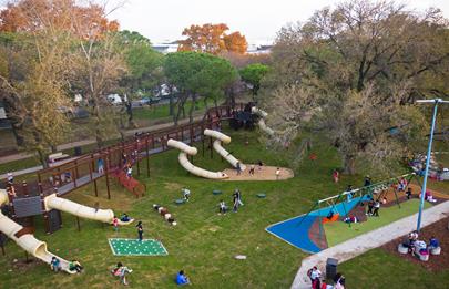 Villa Soldati: El GCBA exhibe la recuperación del Boulevard Rabanal