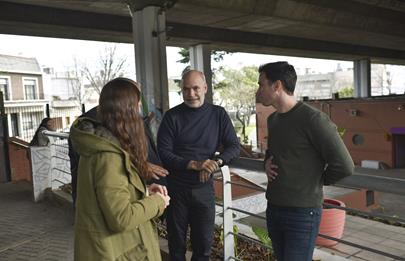 Larreta de recorrida por obras en la ciudad