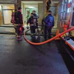 Almagro: incendio en el subsuelo de un edificio