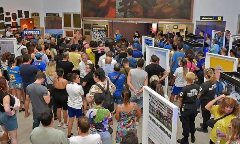 La Legislatura declaró de interés al museo itinerante del Club Atlético Boca Juniors