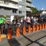 La Masa Crítica pasó por la Plaza Almagro