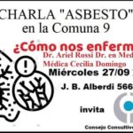 Charla informativa sobre Asbesto “¿Cómo nos enferma?” en el Centro Comercial Alberdi